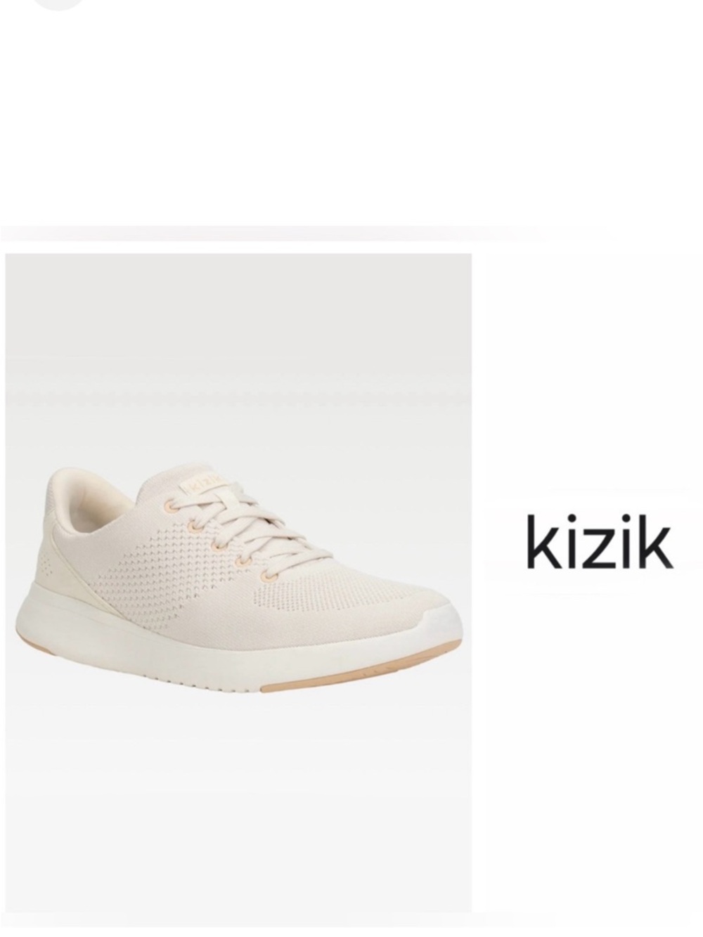 Brand New kizit Lima Cream Sneakers Womens Size 7